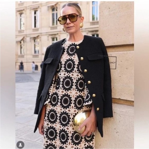 ZARA GOLD metallic BOX BAG - Picture 2 of 8